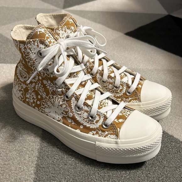 Converse Shoes - Converse Chuck Taylor All Star Floral Paisley Platform Sneakers Women's Size 7
